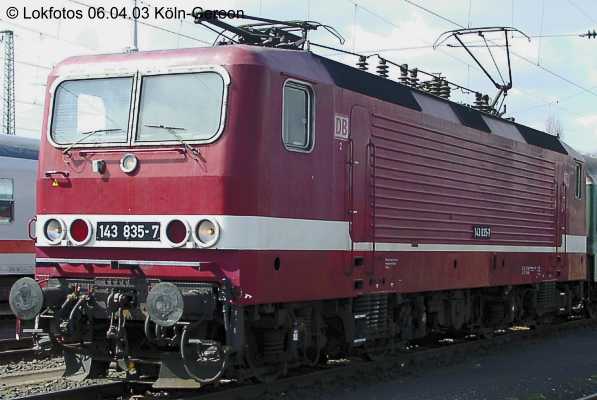 Kein weiteres Foto der Lok 835 vorhanden