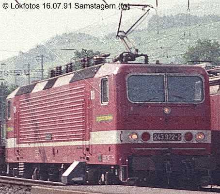 Kein weiteres Foto der Lok 922 vorhanden