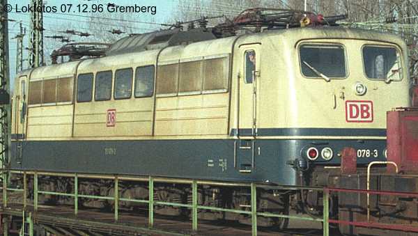Kein weiteres Foto der Lok 078 vorhanden