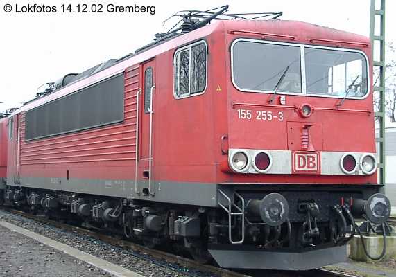 Kein weiteres Foto der Lok 255 vorhanden