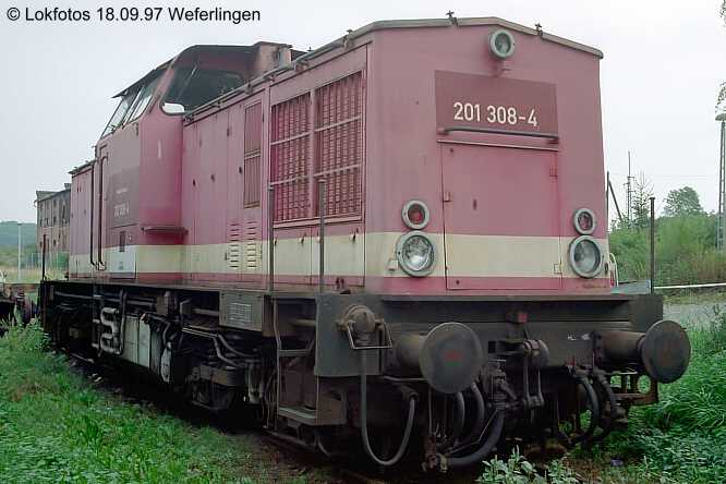 Kein weiteres Foto der Lok 308 vorhanden