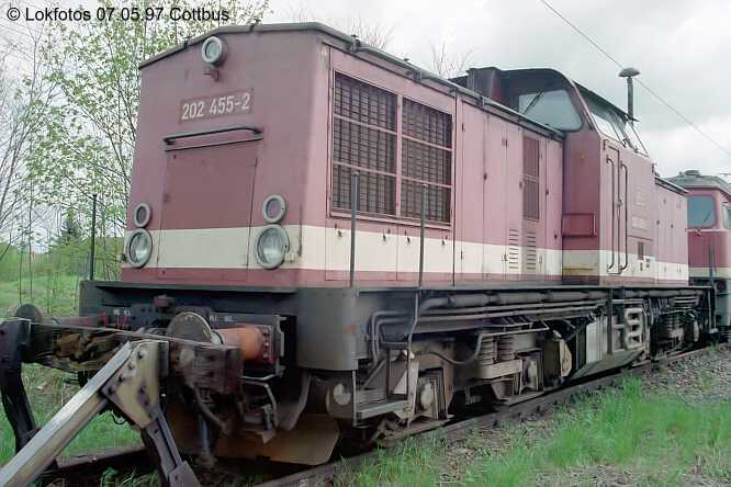 Kein weiteres Foto der Lok 455 vorhanden