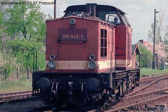 Kein weiteres Foto der Lok 643 vorhanden