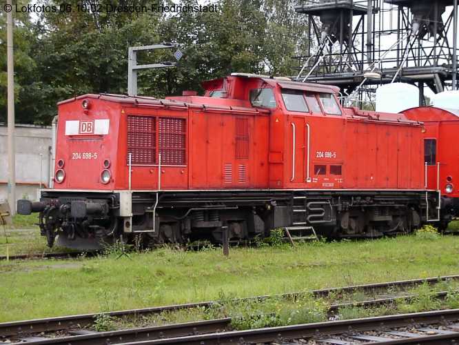 Kein weiteres Foto der Lok 698 vorhanden