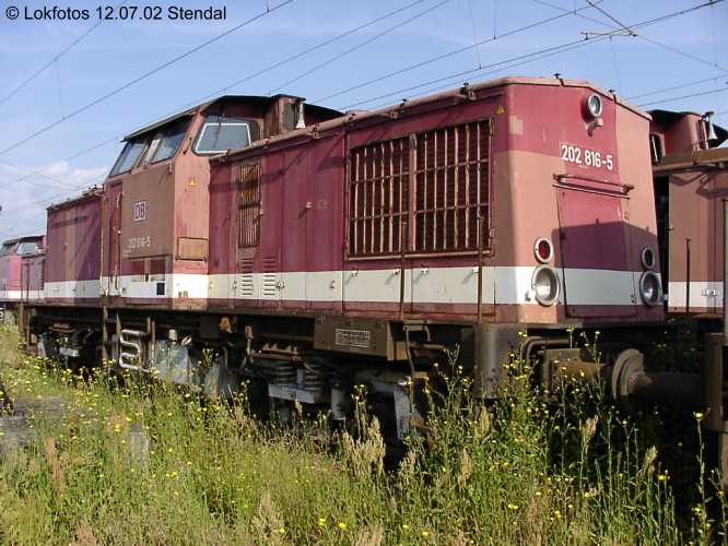 Kein weiteres Foto der Lok 816 vorhanden