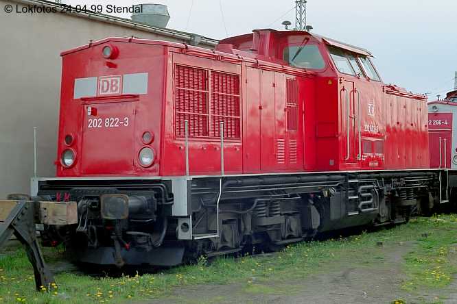 Kein weiteres Foto der Lok 822 vorhanden