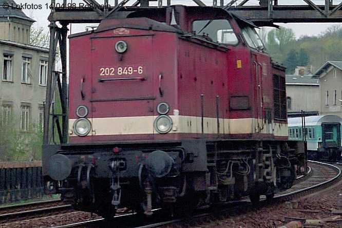 Kein weiteres Foto der Lok 849 vorhanden