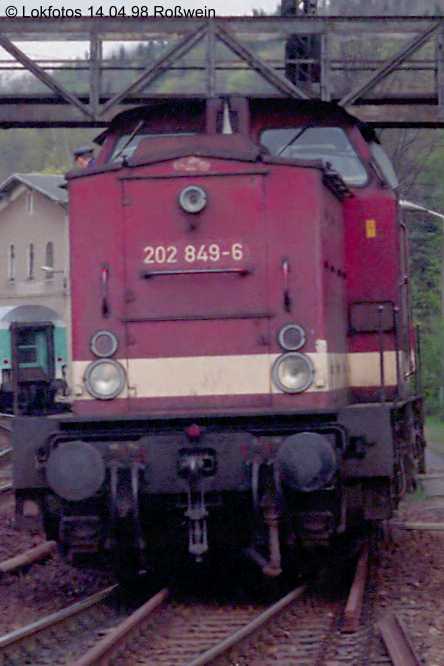 Kein weiteres Foto der Lok 849 vorhanden