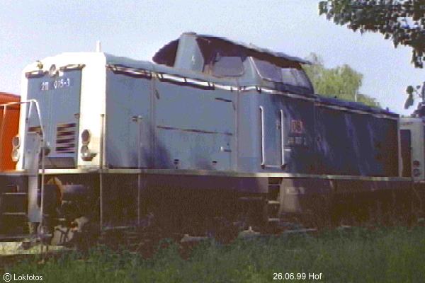 Kein weiteres Foto der Lok 015 vorhanden
