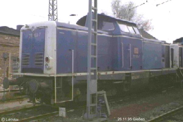 Kein weiteres Foto der Lok 103 vorhanden