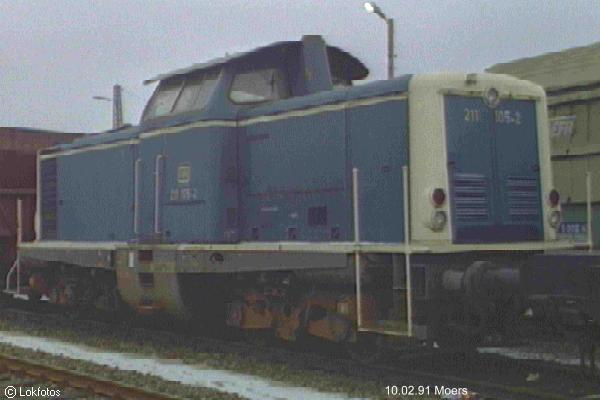 Kein weiteres Foto der Lok 105 vorhanden
