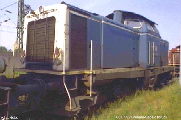 Kein weiteres Foto der Lok 314 vorhanden