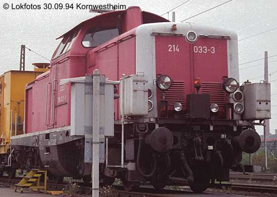 Kein weiteres Foto der Lok 033 vorhanden