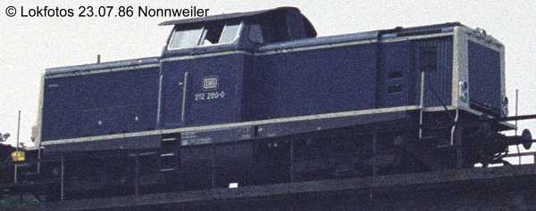 Kein weiteres Foto der Lok 200 vorhanden