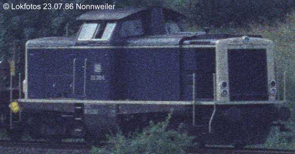 Kein weiteres Foto der Lok 200 vorhanden
