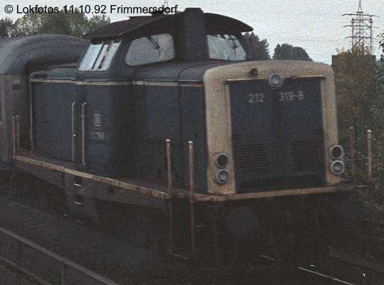 Kein weiteres Foto der Lok 319 vorhanden