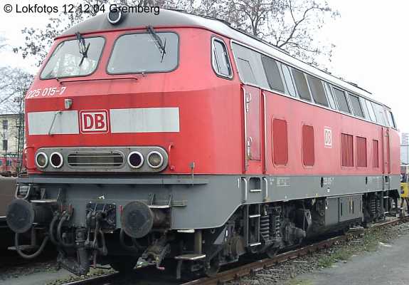 Kein weiteres Foto der Lok 015 vorhanden