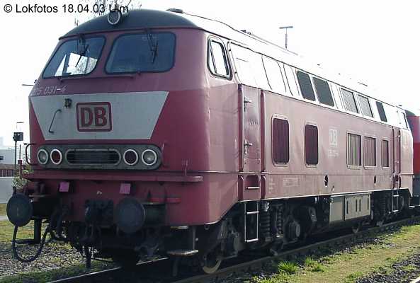 Kein weiteres Foto der Lok 031 vorhanden