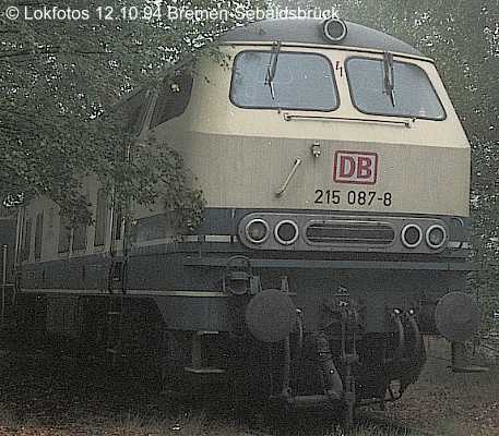 Kein weiteres Foto der Lok 087 vorhanden