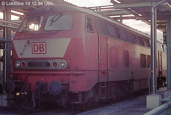 Kein weiteres Foto der Lok 105 vorhanden