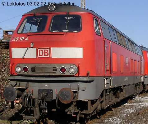 Kein weiteres Foto der Lok 111 vorhanden
