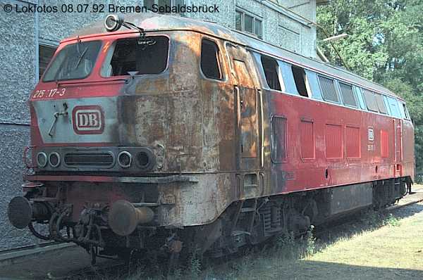 Kein weiteres Foto der Lok 117 vorhanden