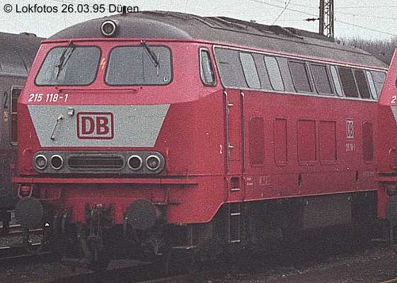 Kein weiteres Foto der Lok 118 vorhanden