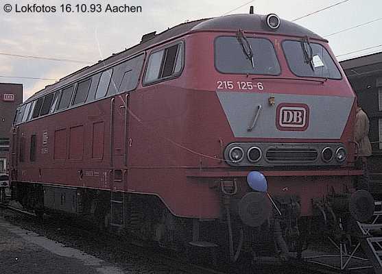 Kein weiteres Foto der Lok 125 vorhanden