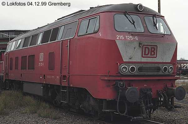 Kein weiteres Foto der Lok 125 vorhanden