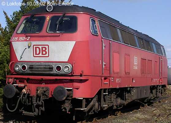 Kein weiteres Foto der Lok 150 vorhanden