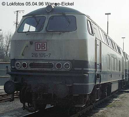 Kein weiteres Foto der Lok 105 vorhanden