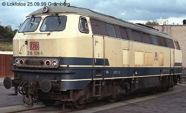Kein weiteres Foto der Lok 108 vorhanden