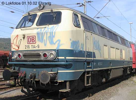 Kein weiteres Foto der Lok 114 vorhanden