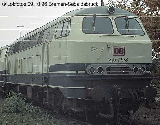 Kein weiteres Foto der Lok 119 vorhanden