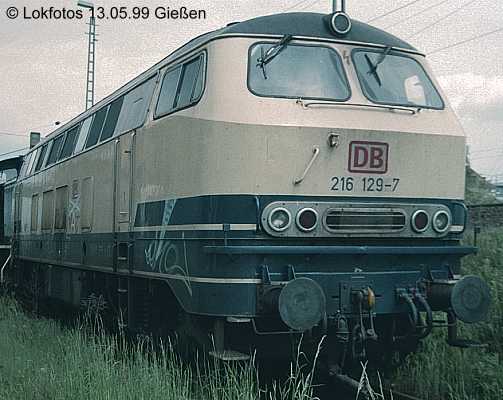 Kein weiteres Foto der Lok 129 vorhanden
