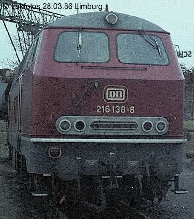 Kein weiteres Foto der Lok 138 vorhanden