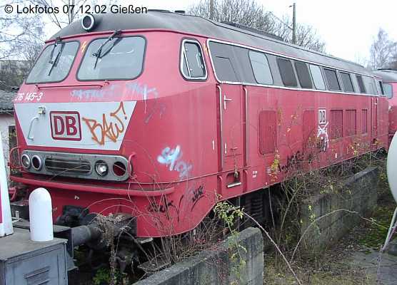 Kein weiteres Foto der Lok 145 vorhanden
