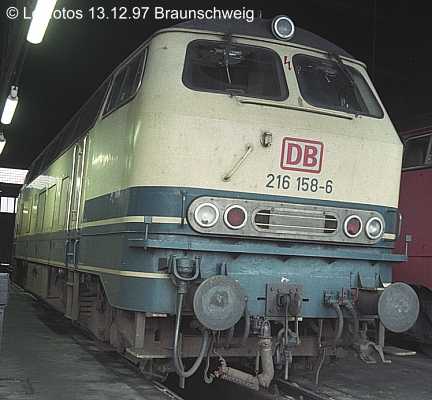 Kein weiteres Foto der Lok 158 vorhanden