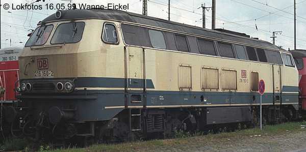 Kein weiteres Foto der Lok 160 vorhanden