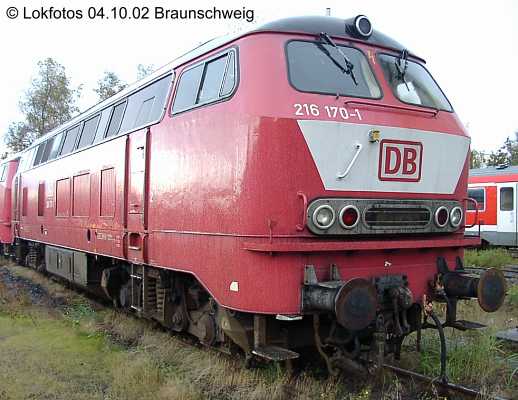 Kein weiteres Foto der Lok 170 vorhanden