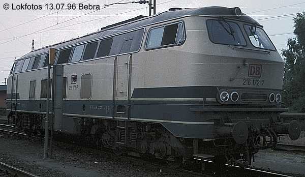 Kein weiteres Foto der Lok 172 vorhanden