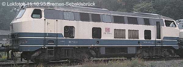 Kein weiteres Foto der Lok 178 vorhanden