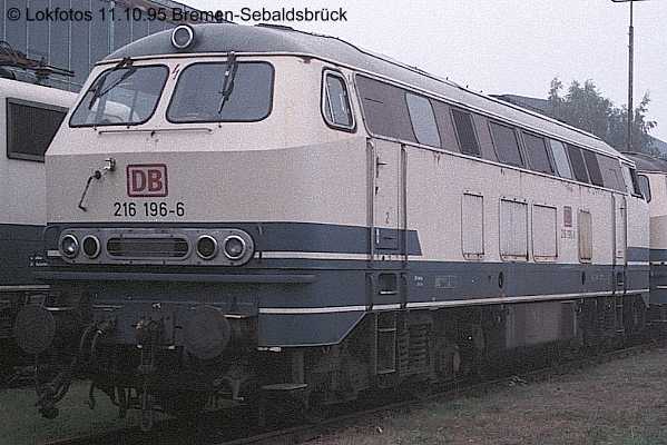 Kein weiteres Foto der Lok 196 vorhanden