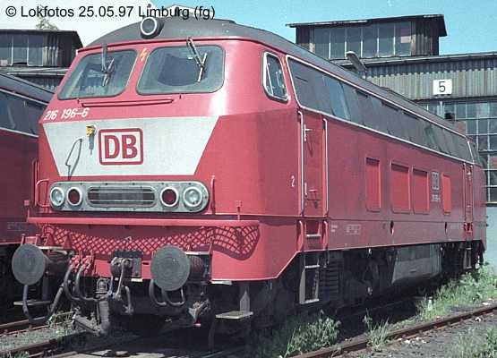 Kein weiteres Foto der Lok 196 vorhanden