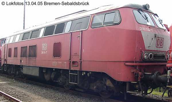 Kein weiteres Foto der Lok 114 vorhanden