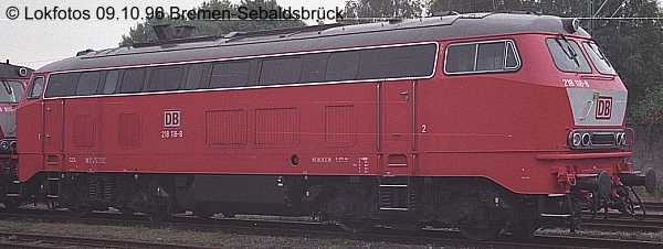 Kein weiteres Foto der Lok 118 vorhanden