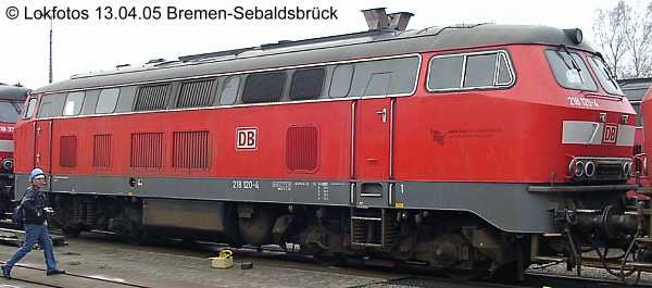 Kein weiteres Foto der Lok 120 vorhanden