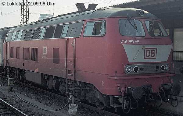 Kein weiteres Foto der Lok 167 vorhanden