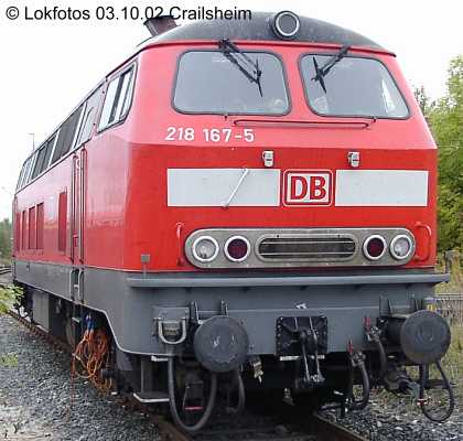 Kein weiteres Foto der Lok 167 vorhanden