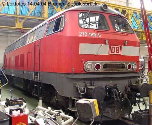 Kein weiteres Foto der Lok 189 vorhanden
